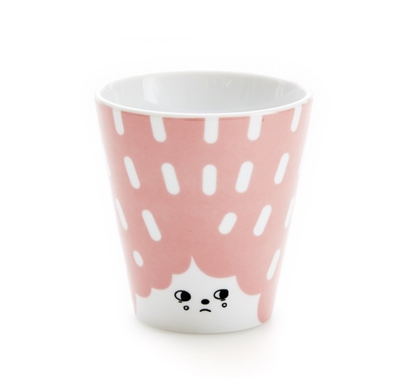 友善的表情烧杯（玫瑰） - 咖啡杯/马克杯 - 其他材质 粉红色