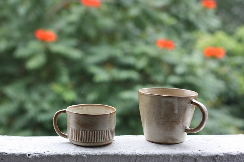 每日使用系列-春日荞麦马克杯 - 茶具/茶杯 - 其他材质 咖啡色