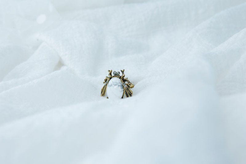 COR-DATE童话故事，淘气戒指，大理石 [720] - 戒指 - 其他金属 