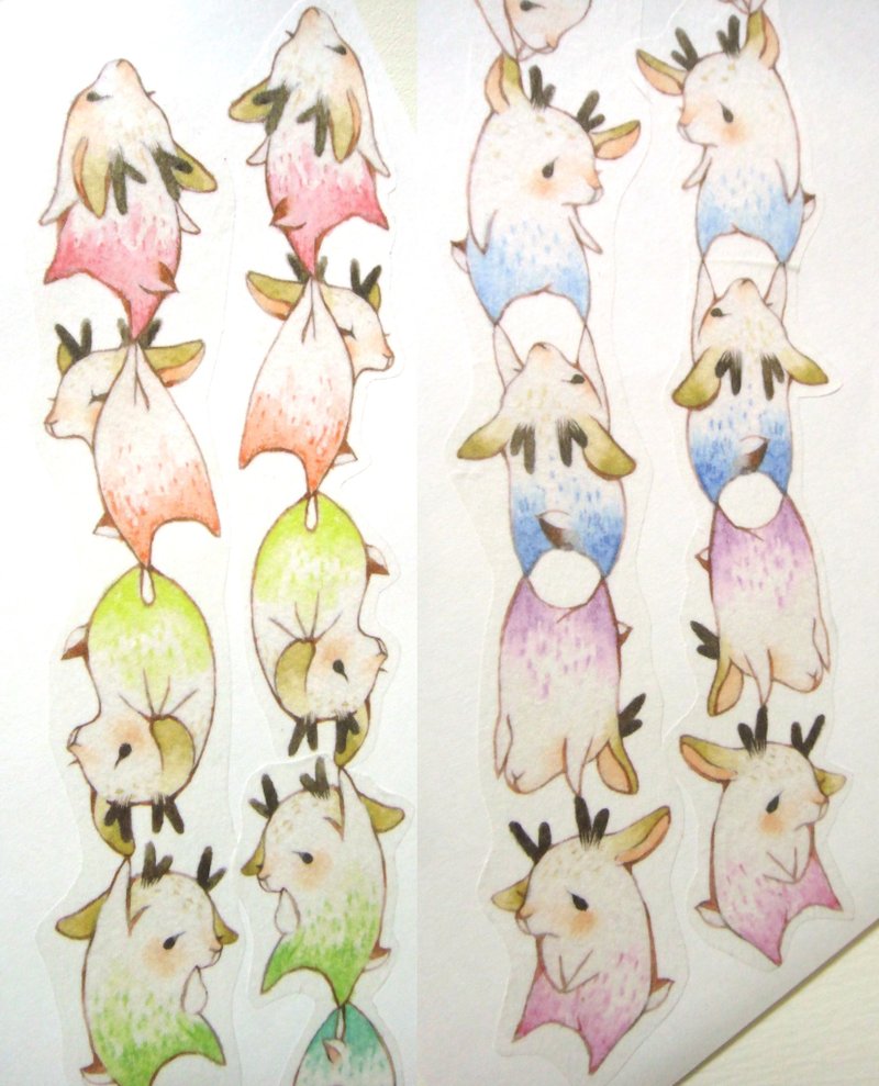 串串鹿  string deer  washi tape(此为预购，统计至10/31) - 纸胶带 - 纸 多色