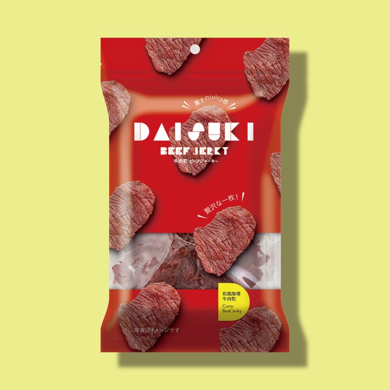 和风咖喱牛肉干-独享包 - 零食/点心 - 新鲜食材 红色