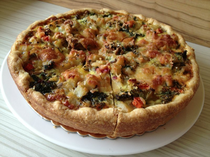 Tuxedo Cat Handmade　塔西躲猫猫 - 野菇蔬菜咸派 - 其他 - 新鲜食材 