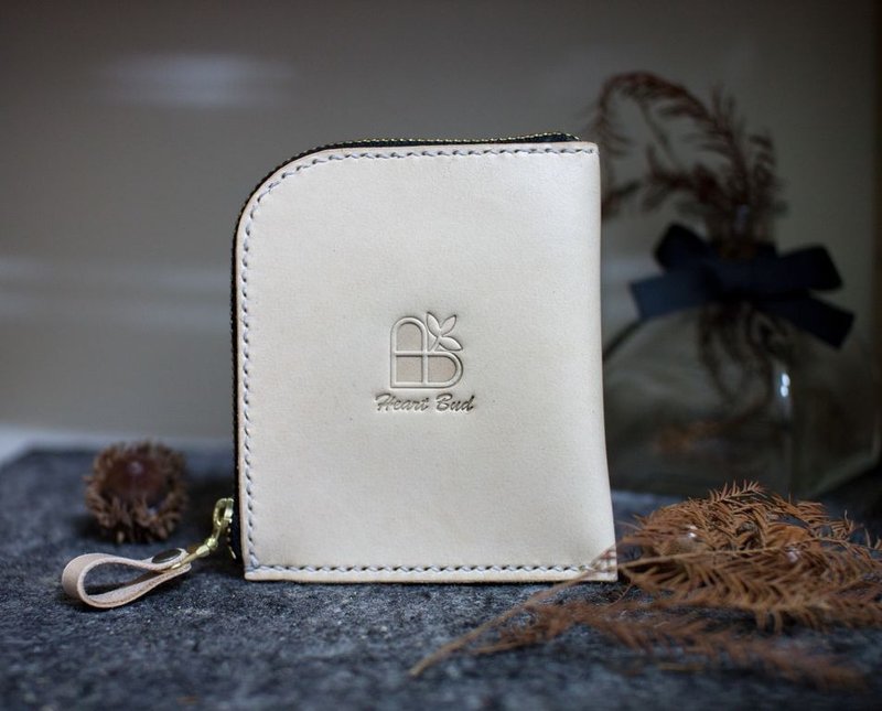 皮件 手工皮革 懒人皮夹 原皮色 - 皮夹/钱包 - 真皮 