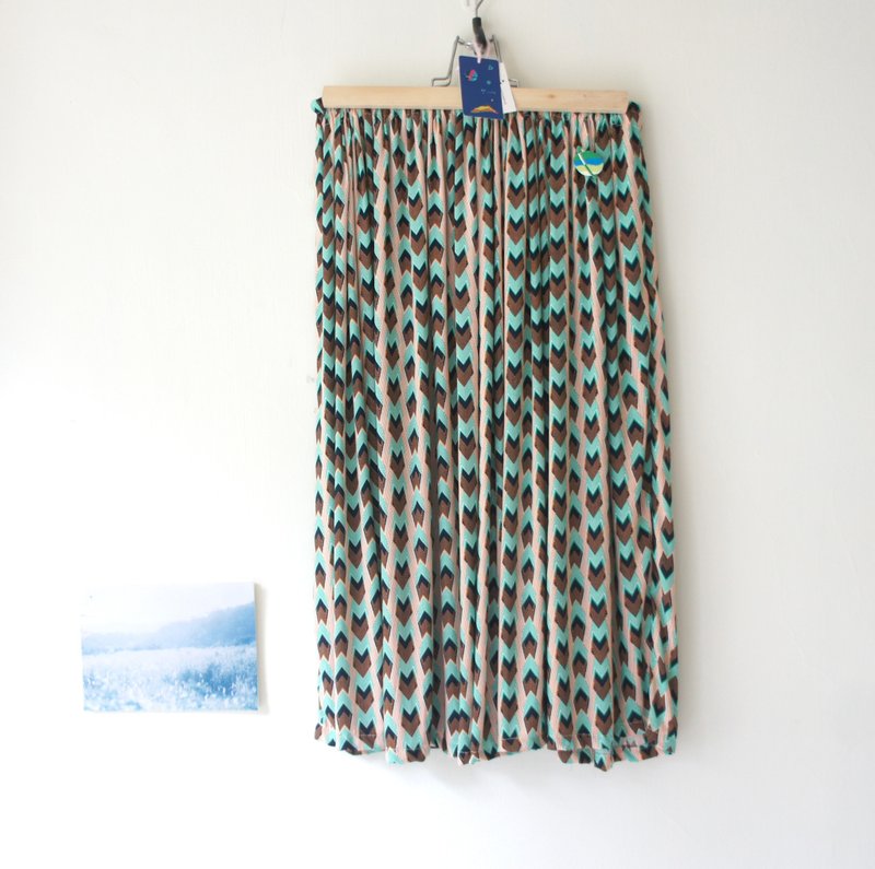 碰碰飘飘裙子 / 向上箭头↑ （黄箭头） - 裙子 - 棉．麻 