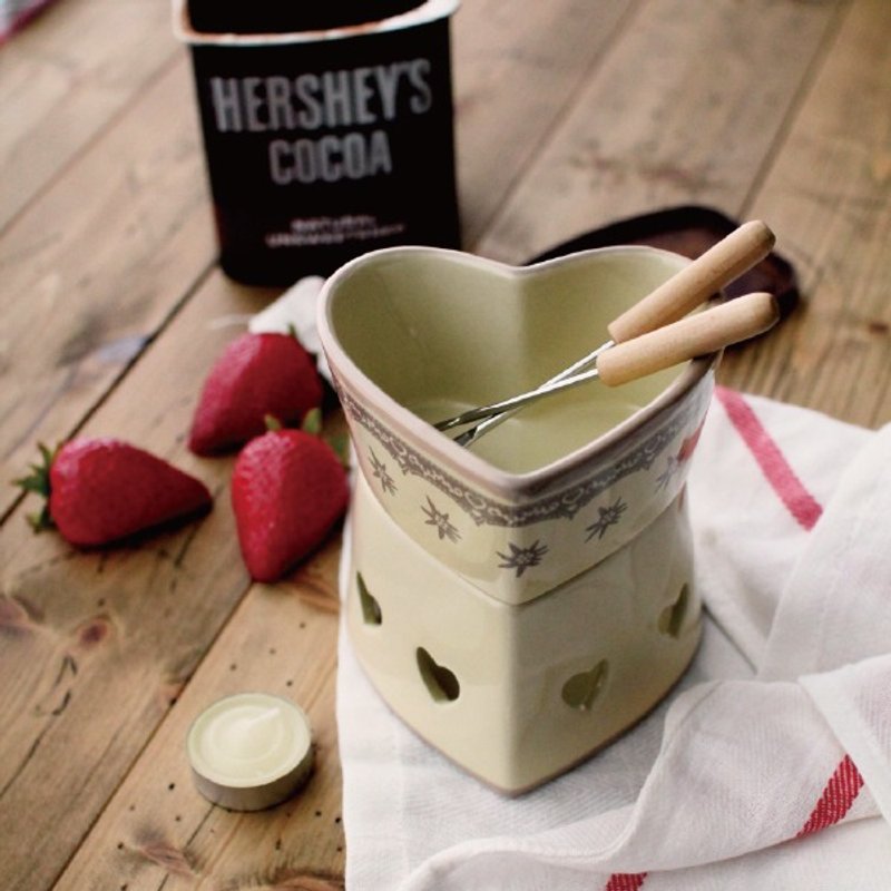 法国小天使雪橇小巧克力锅组 - 花瓶/陶器 - 其他材质 