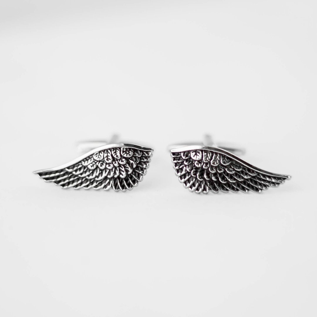 翼袖扣 WINGS CUFFLINKS - 袖扣 - 其他金属 