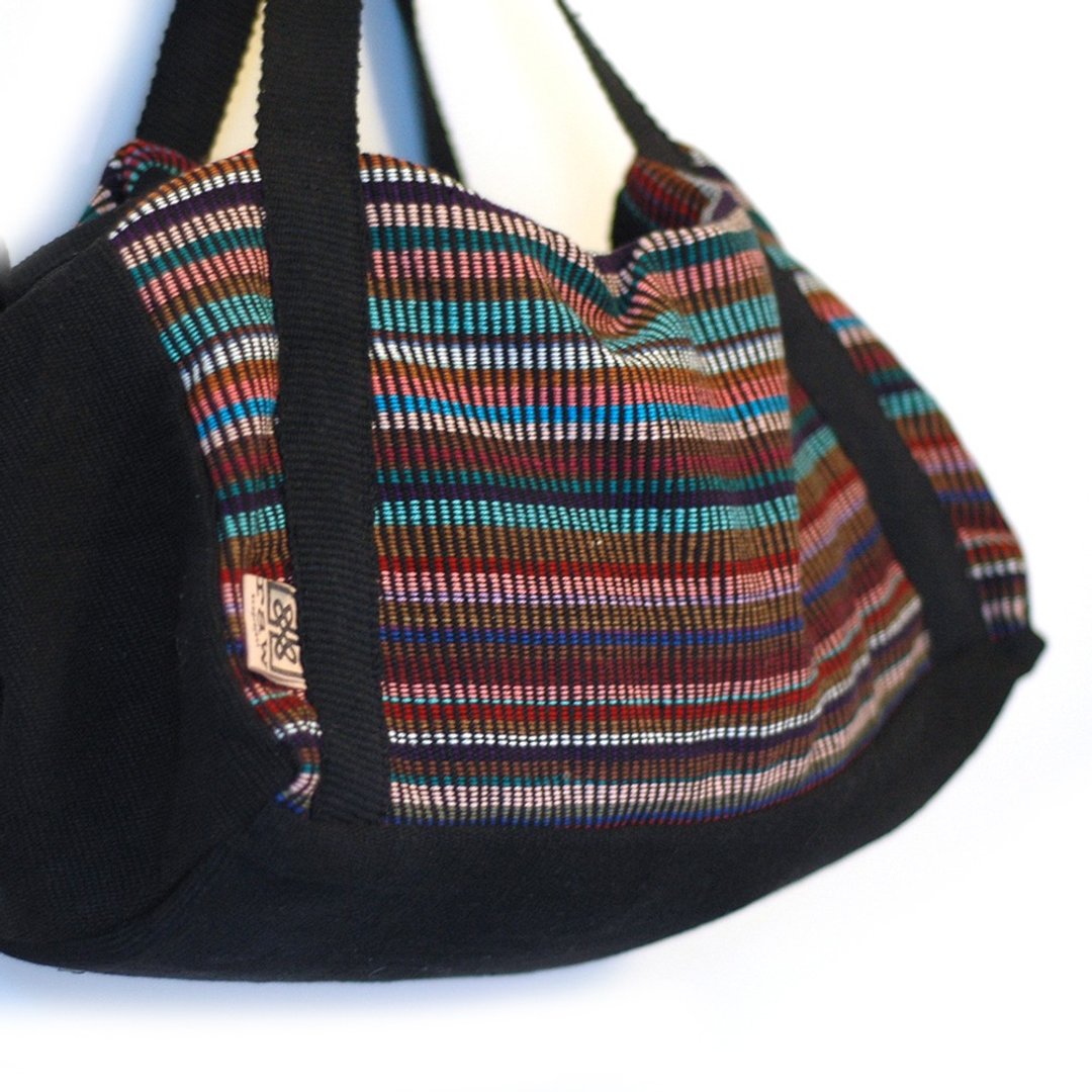 纯棉手织包-great bags for light travel-彩色 - 侧背包/斜挎包 - 棉 