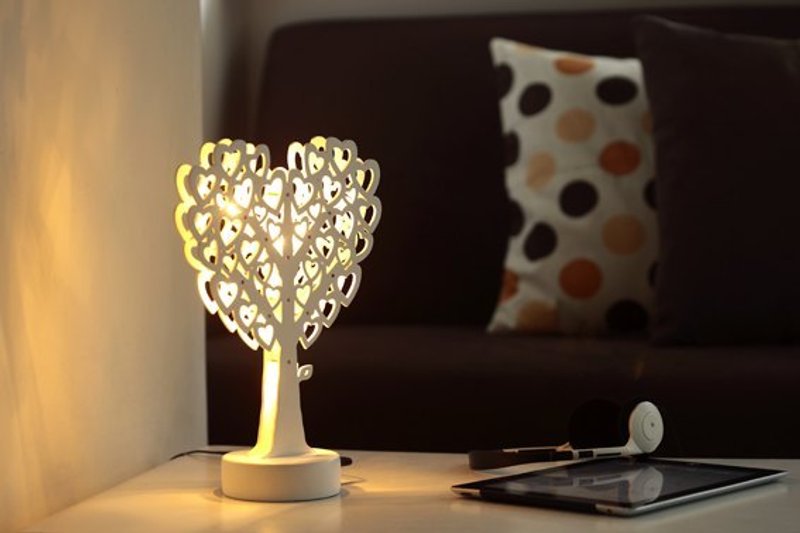 爱心树 - 灯具/灯饰 - 木头 白色