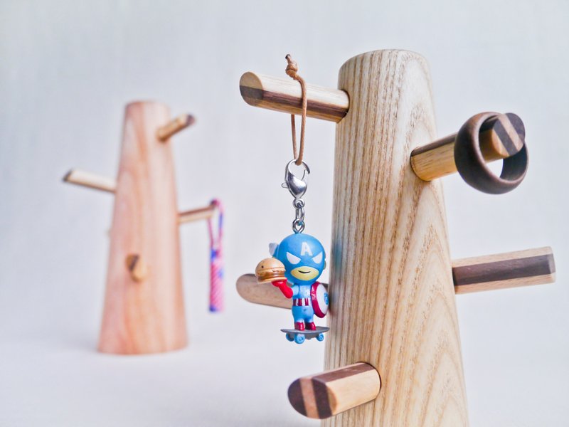 转吧转吧 ! 饰品树  旋转树枝 装饰 饰品收纳 - 收纳用品 - 木头 咖啡色