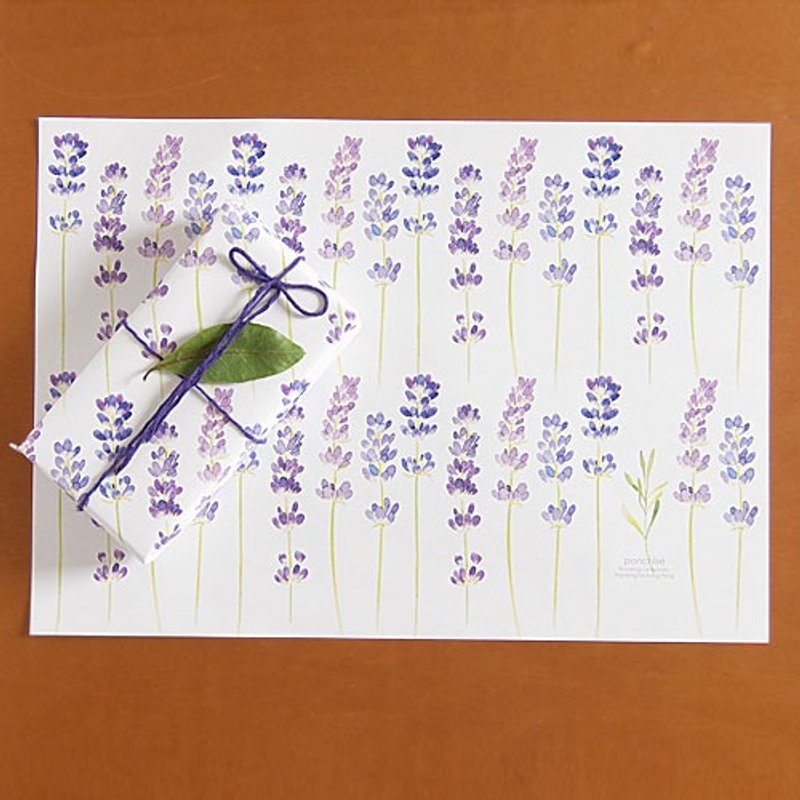 薰衣草 包装纸 10 入组 - 其他 - 纸 紫色