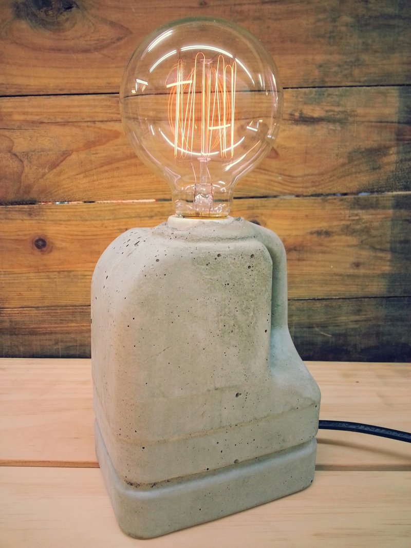 Edison-industry  复古  工业风  LOFT   超随机水泥灯座含灯泡-爱迪生工业 设计款? - 灯具/灯饰 - 水泥 灰色