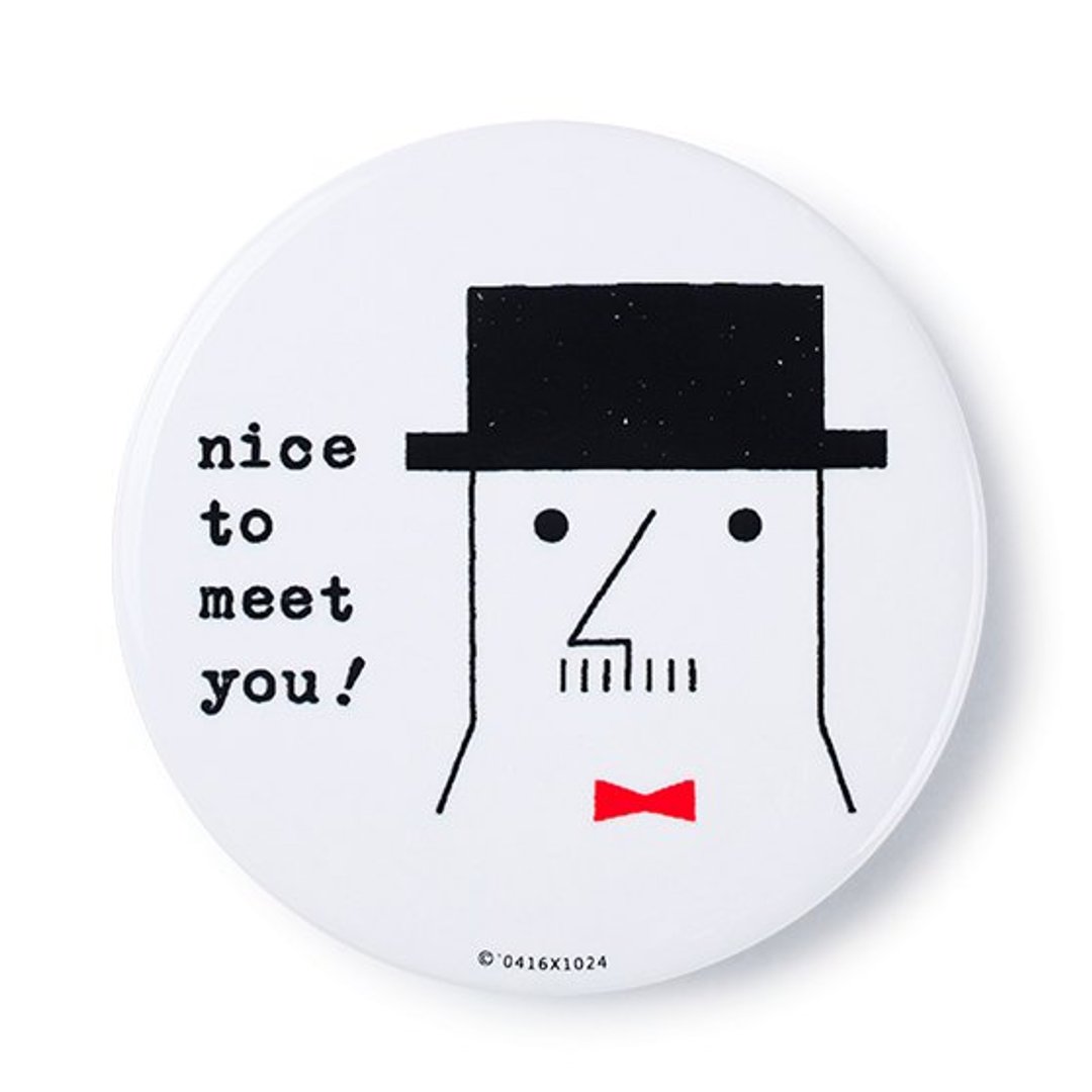 Nice to meet you／徽章 - 徽章/别针 - 其他金属 白色