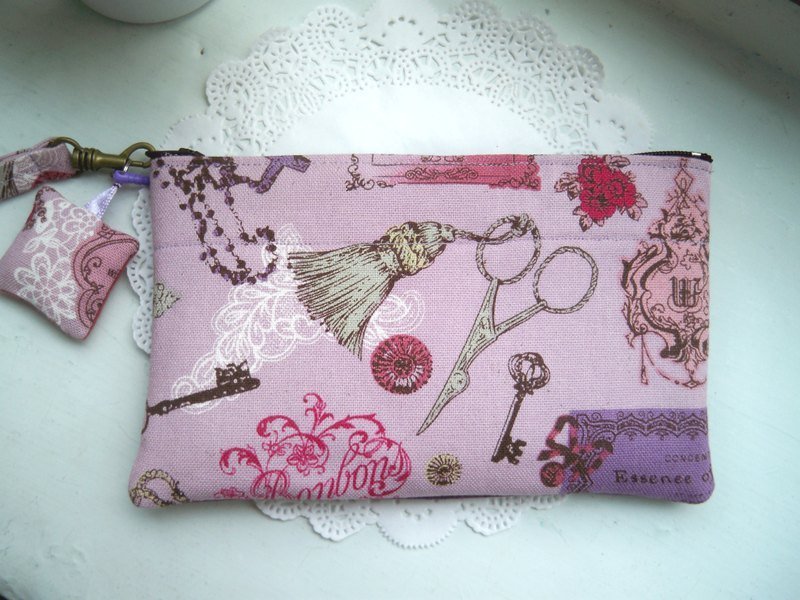 智慧型手机包(中型)-复古剪刀紫色 - 其他 - 其他材质 紫色