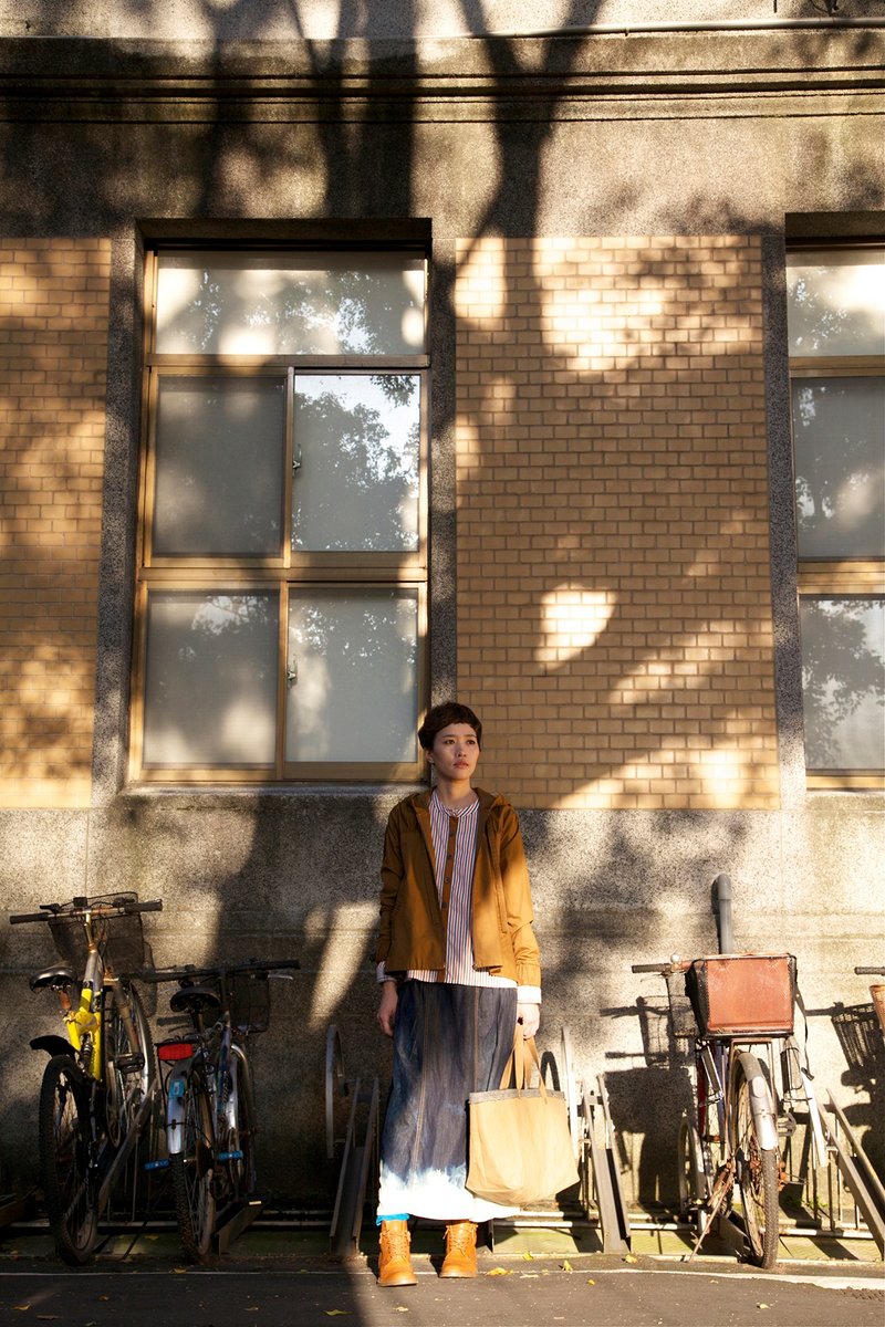 & by tan&luciana 不规则A-Line下摆连帽外套 - 女装休闲/机能外套 - 棉．麻 咖啡色