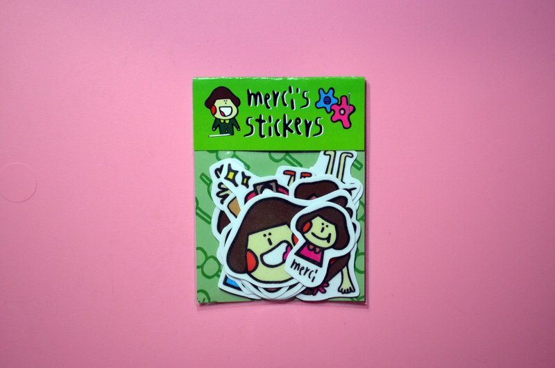 梅西的每一天“贴纸组” - 贴纸 - 纸 多色