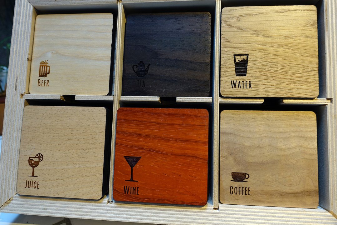 【eyeDesign看见设计】一杯一垫‘6入组’ - 杯垫 - 木头 