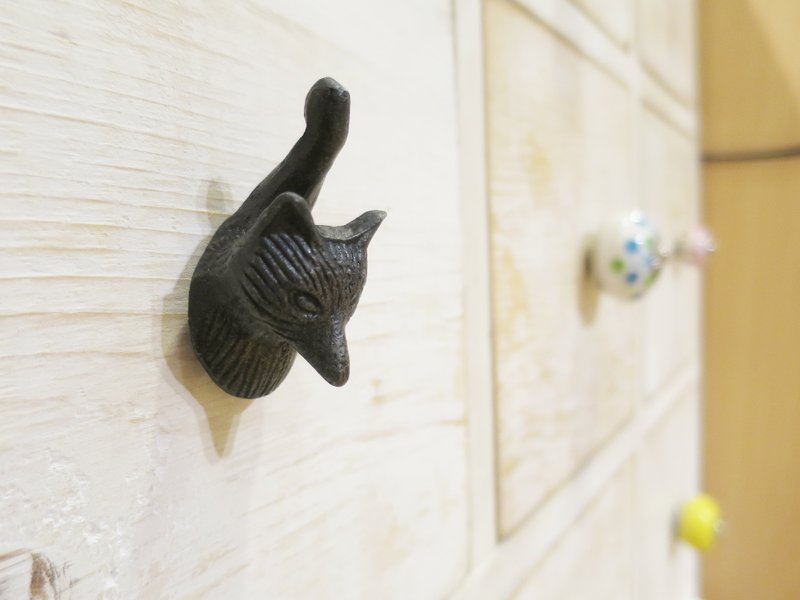 SUSS-英国设计复古工业风小狐狸金属把手＿适用柜子/抽屉/门把/把手--现货包邮 - 摆饰 - 其他金属 黑色