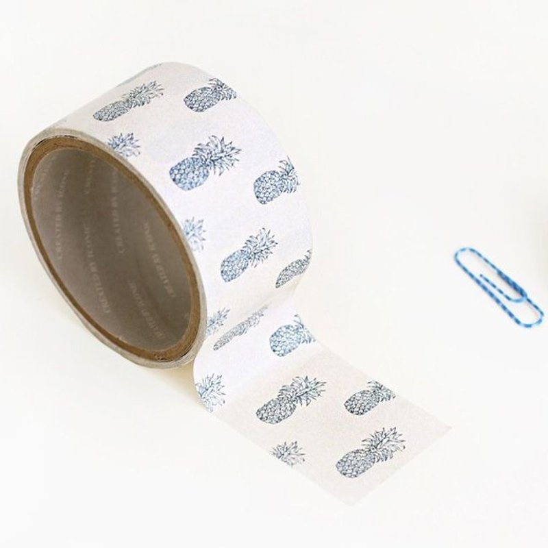 Dessin x Iconic-宽版5cm纸胶带(单入)-凤梨,ICO83948 - 纸胶带 - 纸 粉红色