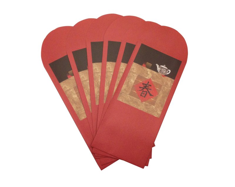 迎春红包袋--一组6入 - 红包/春联 - 纸 红色