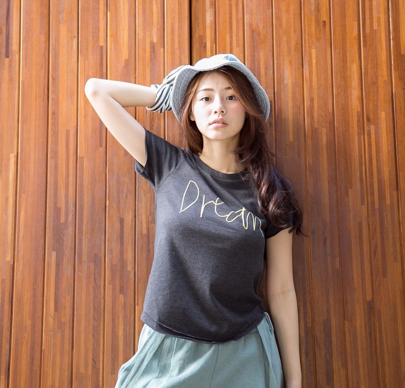 SUMI●不收边前短后长锁链电绣上衣●4SF051_深灰 - 女装上衣 - 棉．麻 黑色