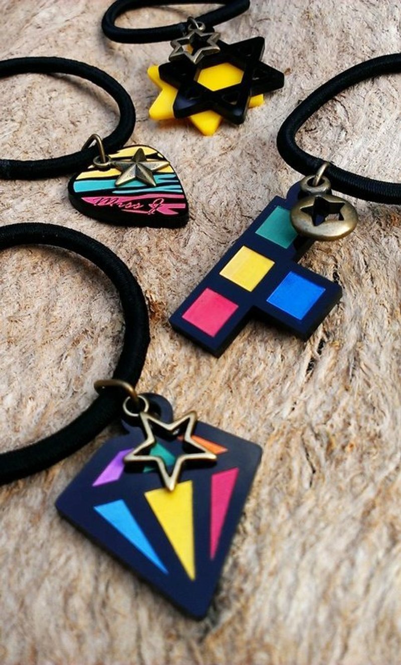 Miss J 魔术方块发圈圈儿 - 发饰 - 塑料 多色