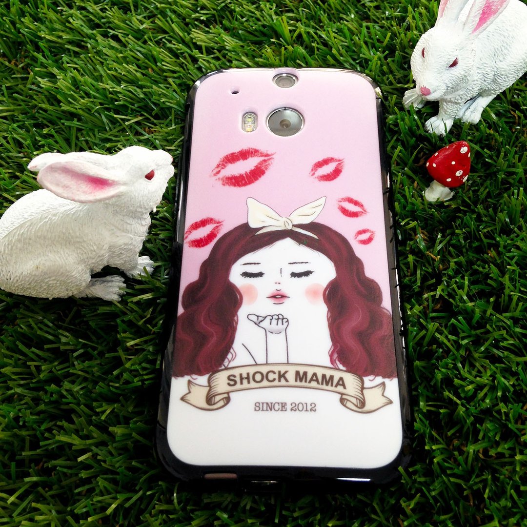 蛋定人生手机壳/ iphone6/iphone6plus/HTC M8/Note4 - 手机壳/手机套 - 塑料 粉红色