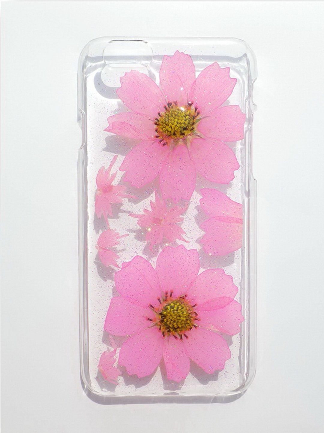 Anny's workshop手作押花手机保护壳，适用于Apple iphone 6，盛夏的波斯菊 (1) - 手机壳/手机套 - 塑料 粉红色