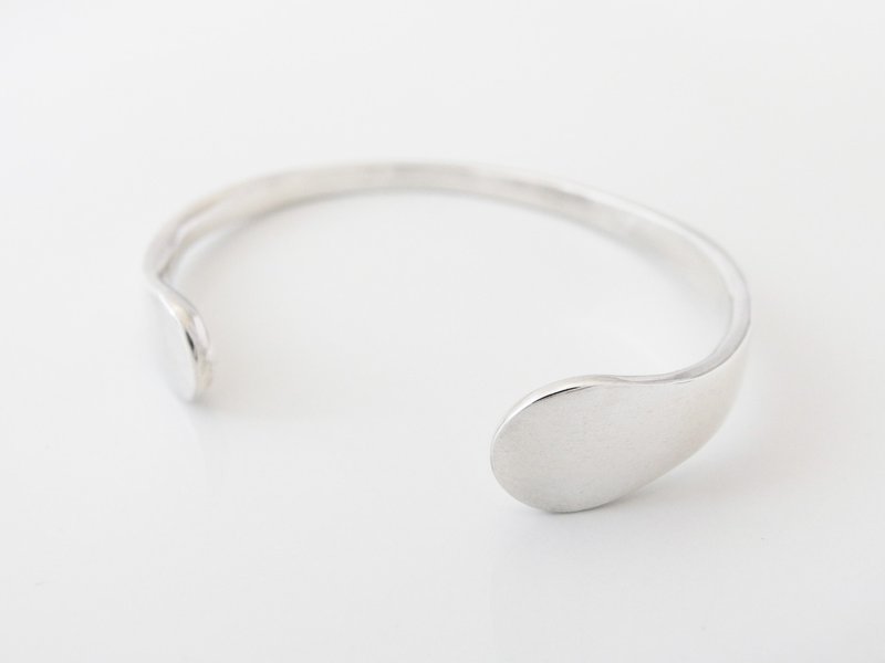 Charlene纯银手作--*我要一个人去旅行 可调C型手环* - 手链/手环 - 其他金属 