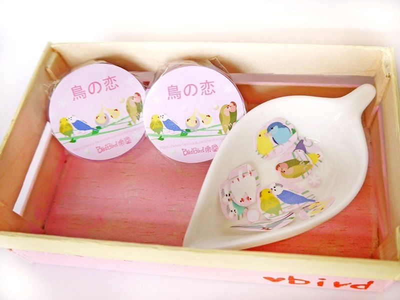 【Birdbird乐园】RT鸟之恋纸胶带 - 纸胶带 - 纸 粉红色
