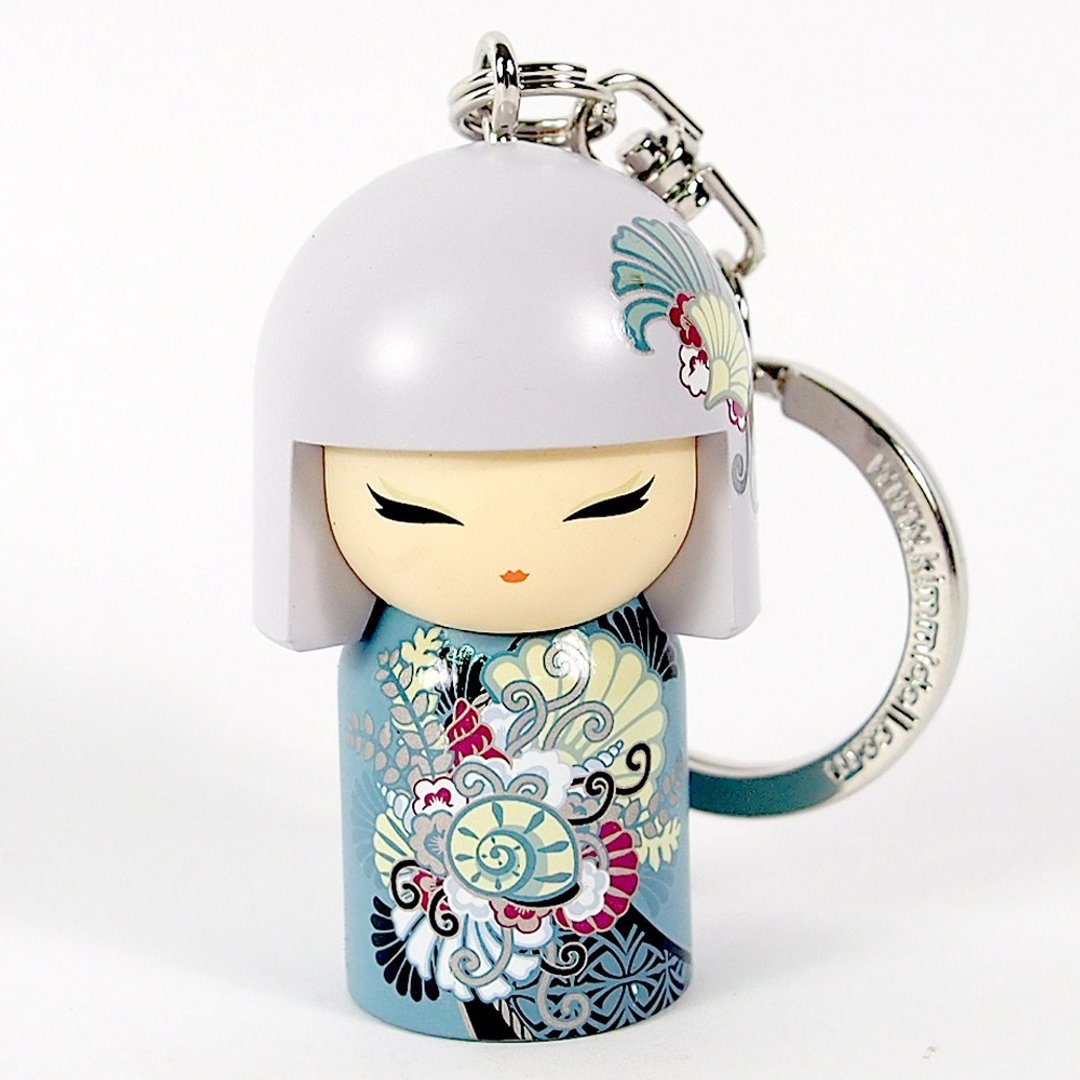钥匙圈-Airi 值得被爱【Kimmidoll 和福娃娃钥匙圈】 - 钥匙链/钥匙包 - 其他材质 蓝色