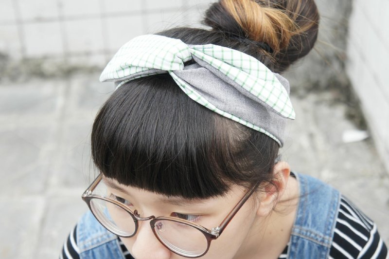 双面扭转发带/习字簿 - 发饰 - 其他材质 