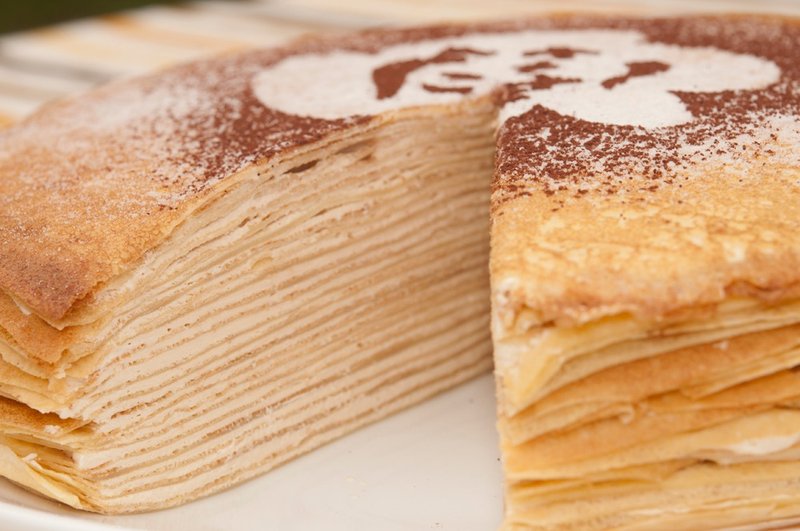 【芯薏西点】蜂蜜千层7寸－高级纯龙眼花蜜夹层 - 蛋糕/甜点 - 新鲜食材 黄色