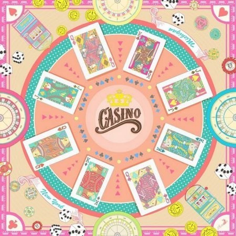 Asama设计师丝巾/ 赌场风云 Casino Royale(玫瑰粉) - 丝巾 - 其他材质 粉红色