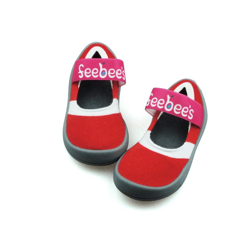 【Feebees】经典系列_火焰红 (学步鞋 袜鞋 童鞋 台湾制造) - 童装鞋 - 其他材质 红色