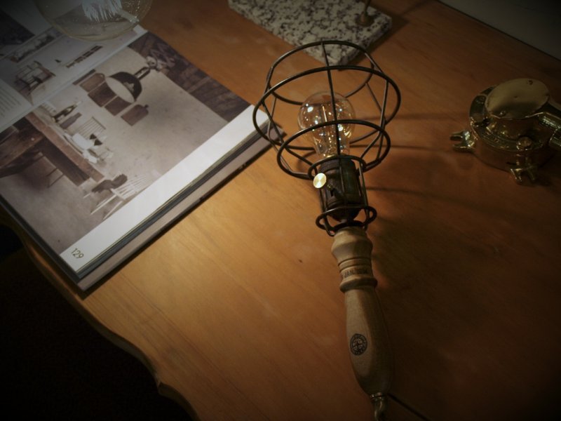 手作复古车库检修灯 - 灯具/灯饰 - 其他材质 咖啡色