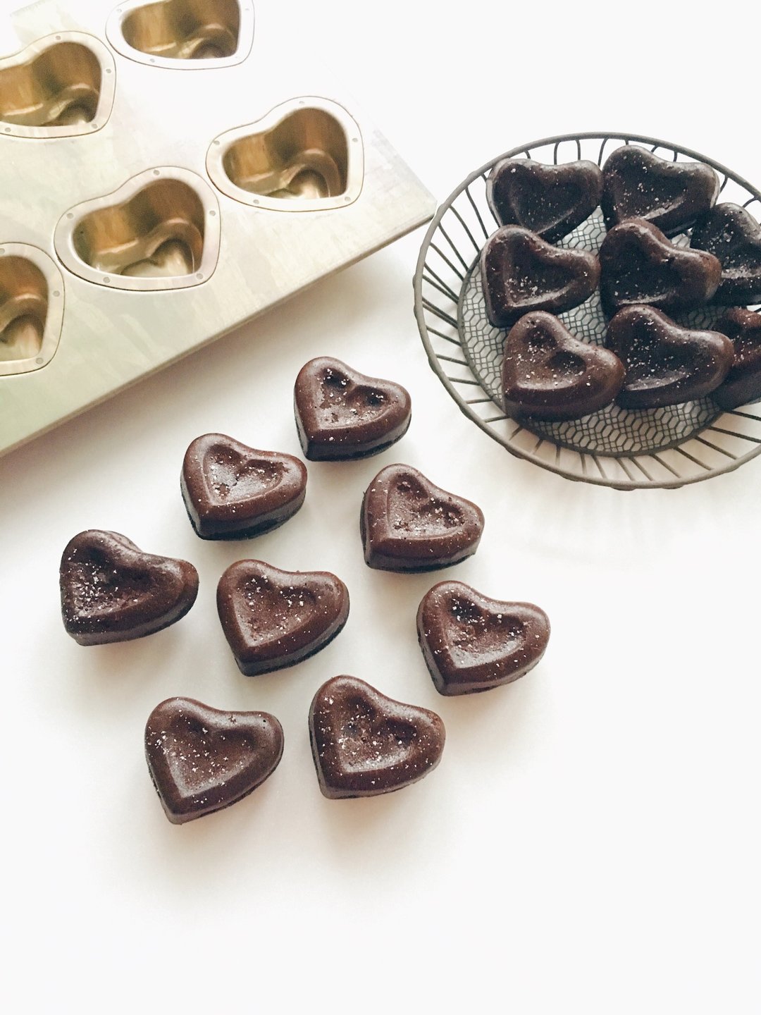 [暖阳] 情意首选 ❥ 千代田 巧克力咖啡综合口味 迷你Love Heart 布朗尼蛋糕组 - 咸派/甜派 - 新鲜食材 