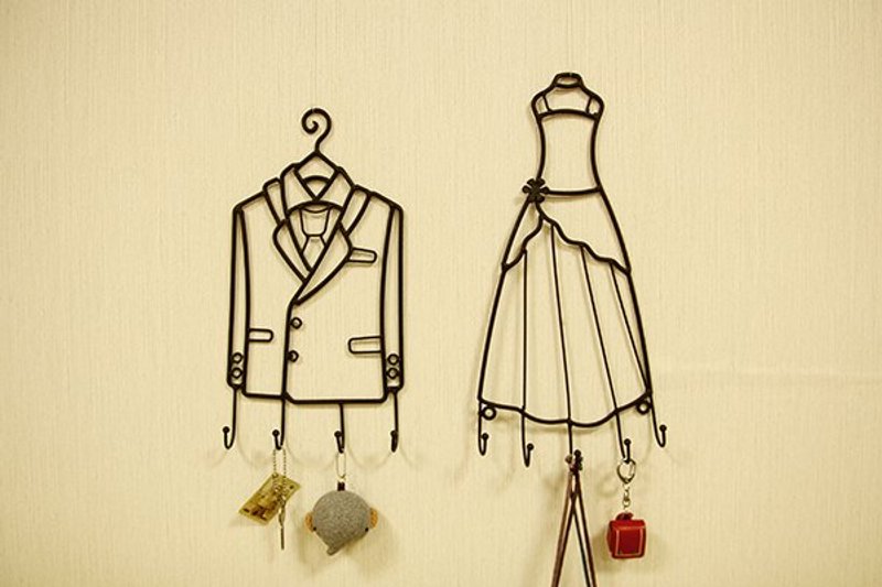 漫步左岸  菓森林幸福挂勾 - 摆饰 - 其他金属 黑色