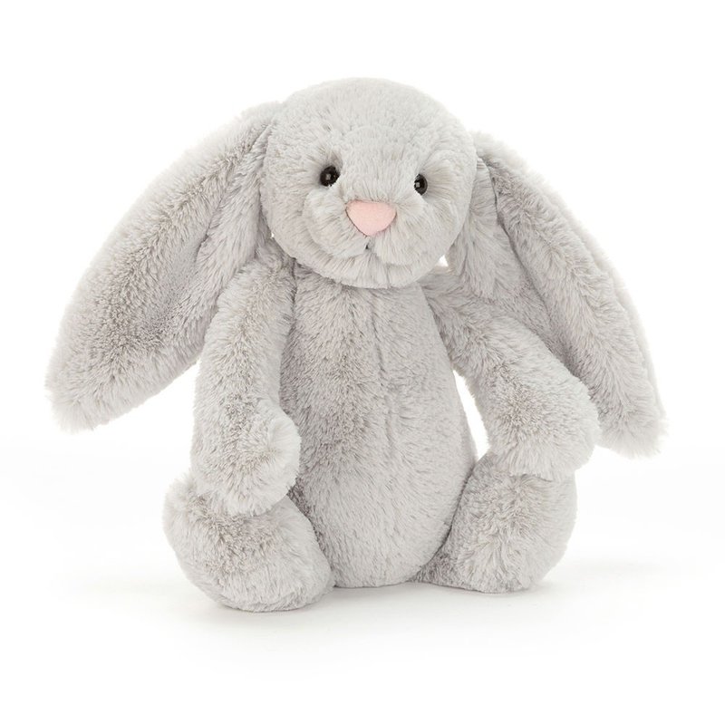 Bashful Silver Bunny 云灰银兔 31cm - 玩偶/公仔 - 聚酯纤维 银色