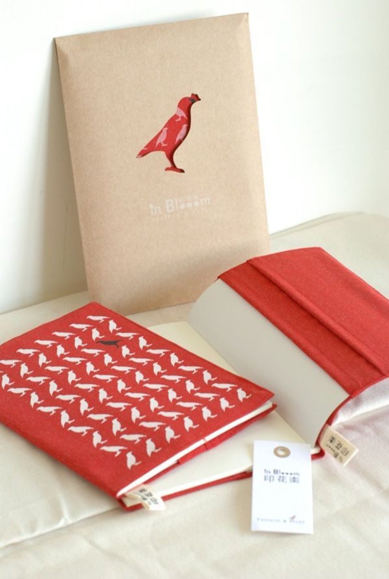 Note in Blooom 印花乐布笔记 消失中的台湾八哥 the Elegy of Crested Myna - 笔记本/手帐 - 其他材质 白色