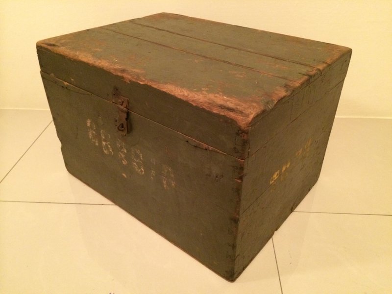 老品眷村军箱桧木箱茶几边几小桌工业风乡村杂货zakka普普风北欧风eames黑胶lomo摄影ikea咖啡多肉园艺古着发廊 - 其他家具 - 木头 绿色