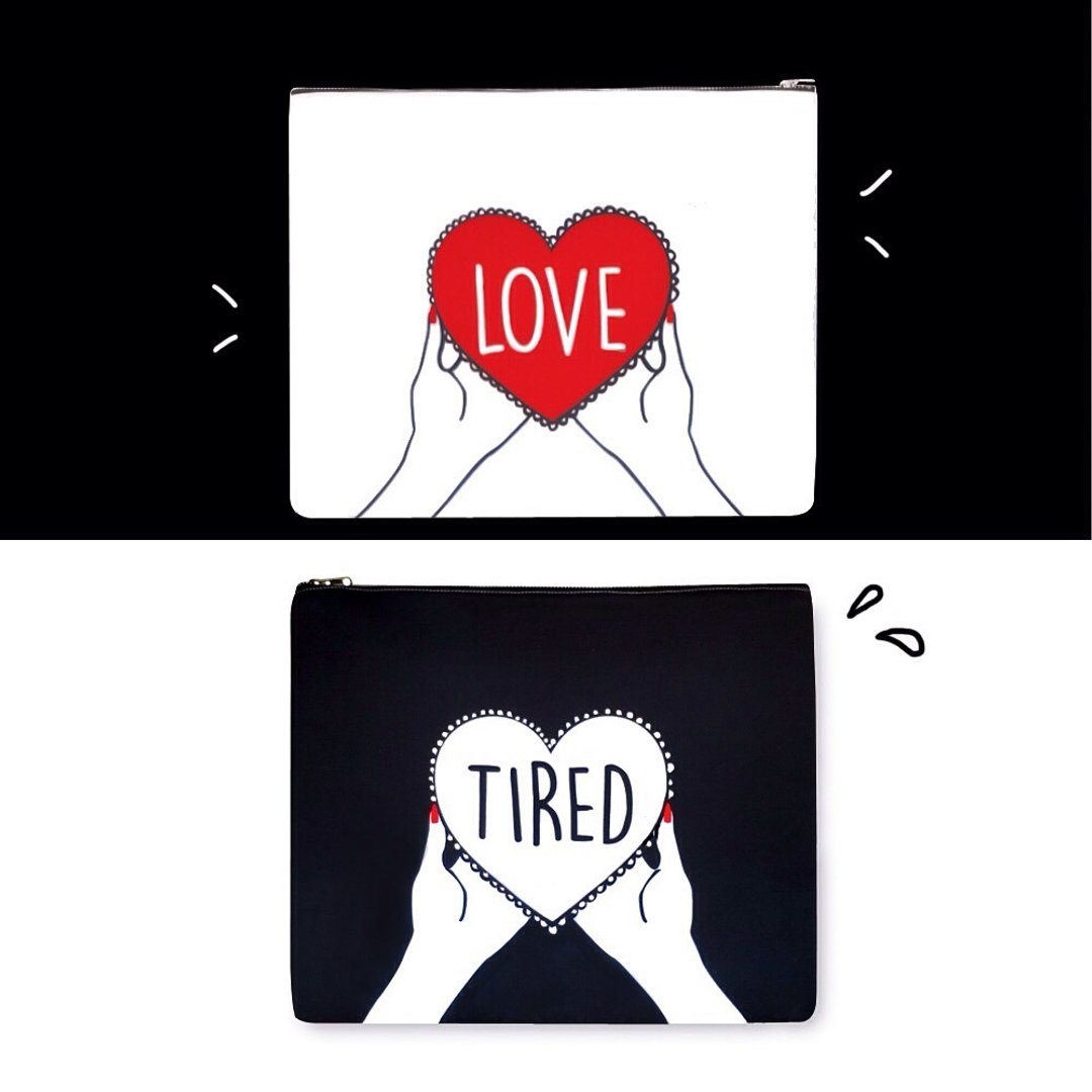 Love & Tired Clutch Bag 手拿包 - 手拿包 - 其他材质 多色