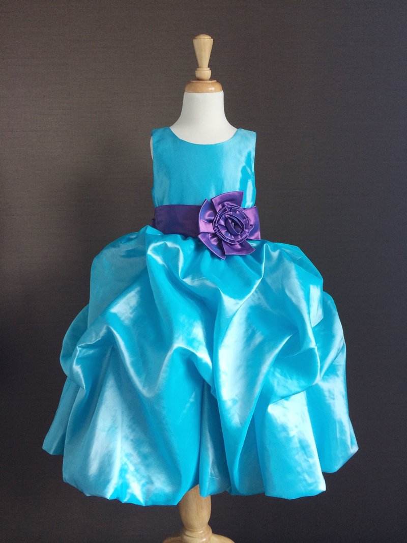 蓝紫泡泡糖澎澎裙 - 其他 - 聚酯纤维 蓝色