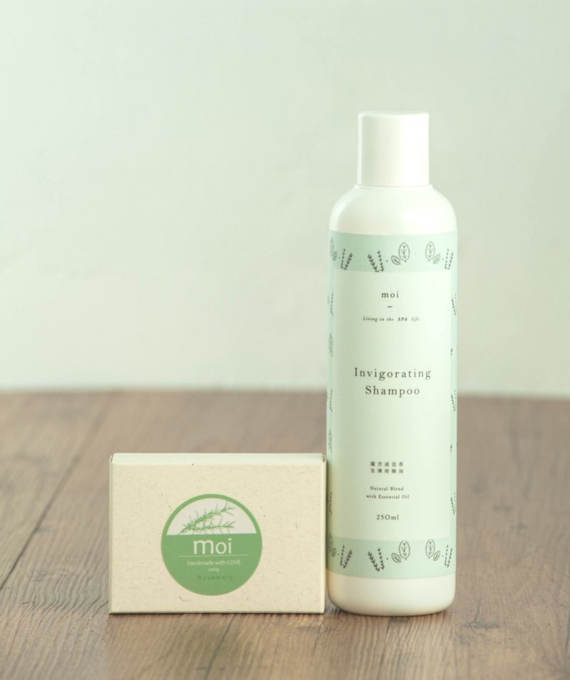 清爽清洁组 -- 迷迭薄荷洗发精＋香氛手工皂 - 其他 - 植物．花 多色