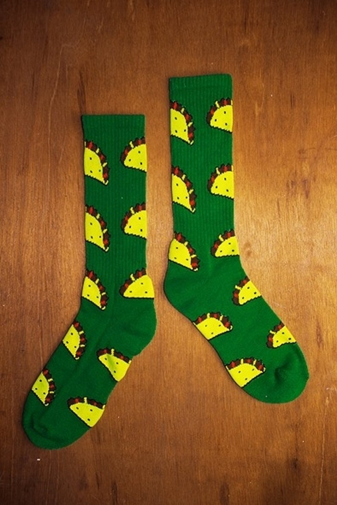 墨西哥绿taco卷饼袜!!夏漪眺=knock your socks off !! - 袜子 - 其他材质 绿色