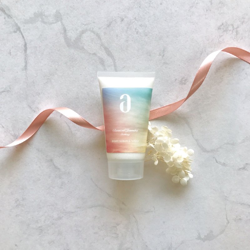 经典茉莉磨砂敷体霜 - 舒心清香 身体去角质 - 沐浴用品 - 其他材质 粉红色