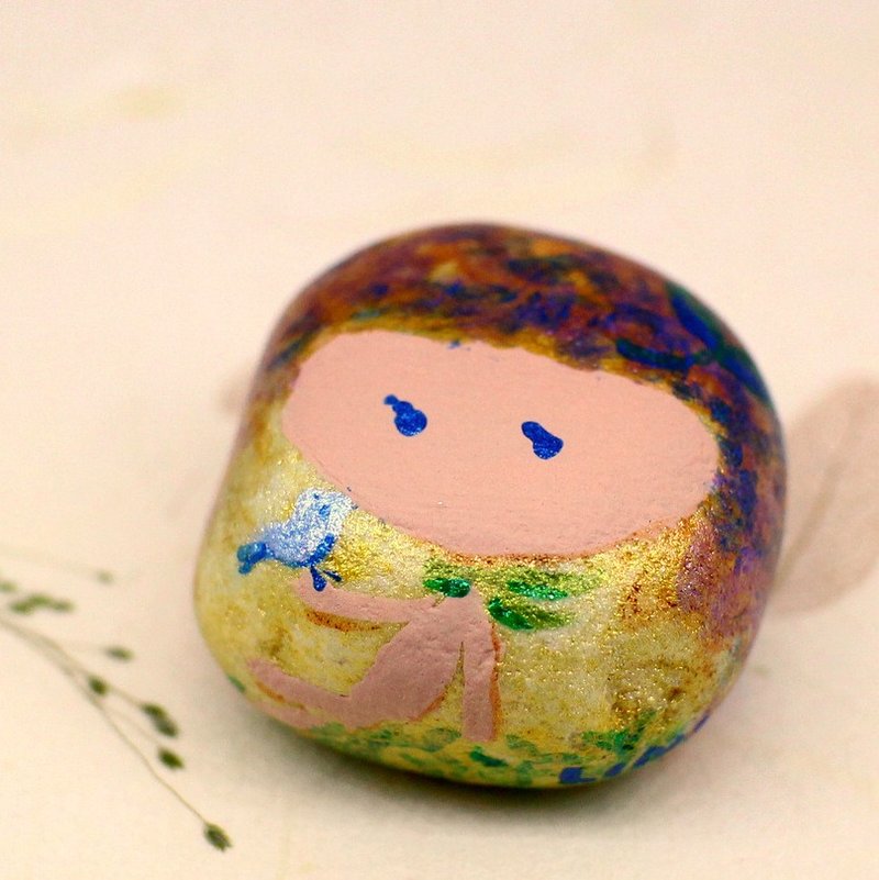 富察令儿·彩绘石头(小) - 摆饰 - 宝石 金色