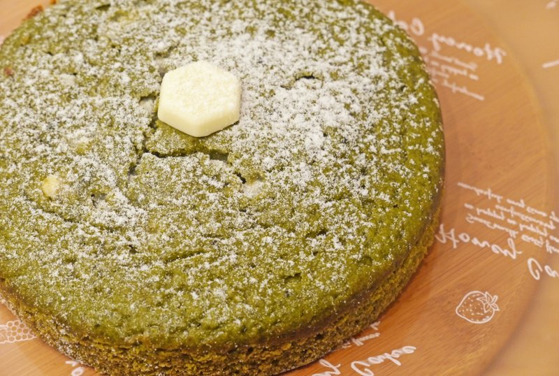 天使与绿魔鬼6寸(抹茶白巧克力磅蛋糕) 手工点心 生日 弥月蛋糕 耶诞节交换礼物 - 咸派/甜派 - 新鲜食材 绿色