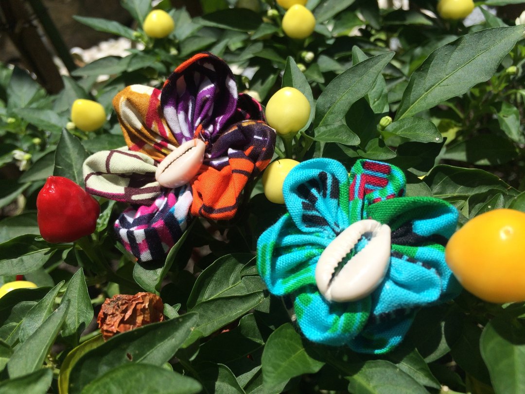 【热恋非洲】非洲花布 小花戒 - 戒指 - 其他材质 多色