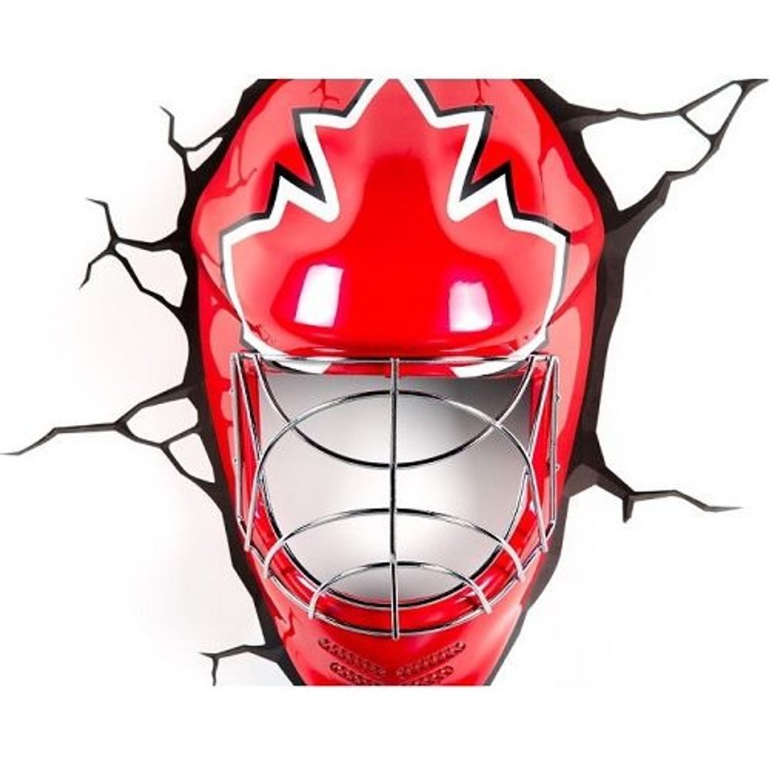 3D Light FX - Sport Series Hockey Mask - 3D立体造型灯 冰上曲棍球面罩 - 灯具/灯饰 - 塑料 红色