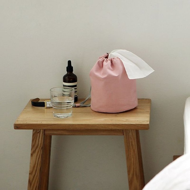 Dailylike-小笼包棉质束口袋-04爱恋粉,E2D22954 - 手提包/手提袋 - 棉．麻 粉红色